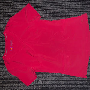 Urbane Hot Pink Scrub Top